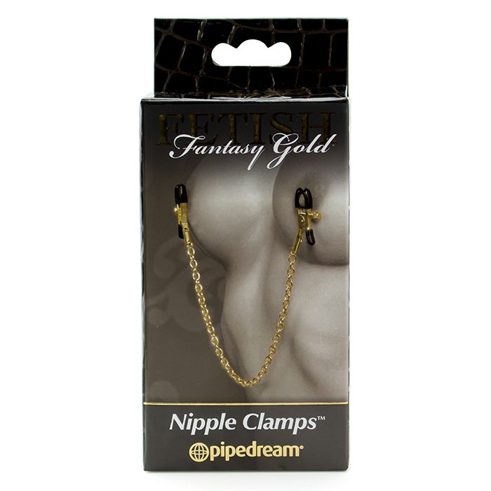 Gold Chain Nipple Clamps